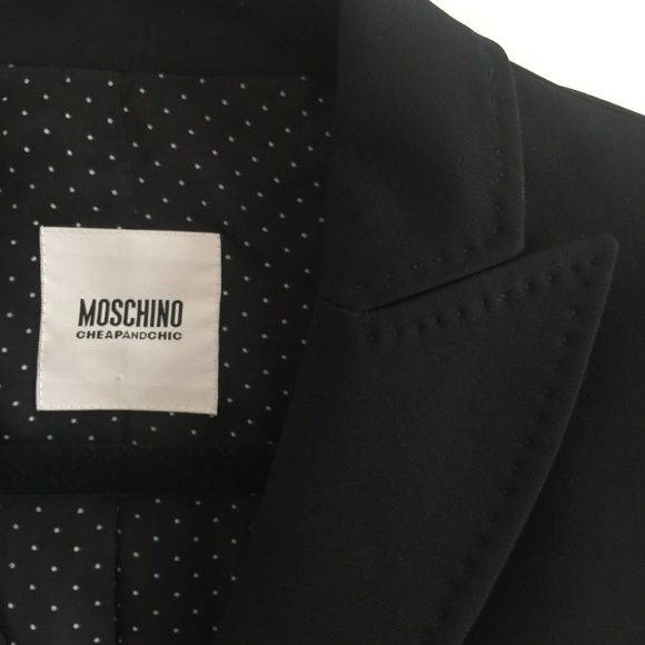 MOSCHINO CHEAP AND CHIC FITTED BLAZER WITH FRILL - Picture 3 of 11